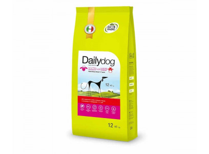 Сухой Корм Dailydog (Дэйлидог) Для Собак Средних Пород Ягненок и Говядина Adult Medium Breed 12кг 