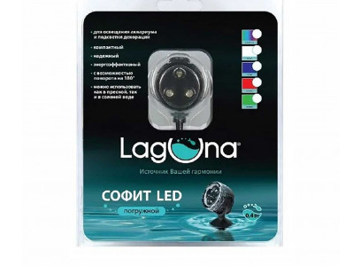 Софит Laguna (Лагуна) 101ledw 0,4вт 35*35*35мм Белый Погружной 73734007