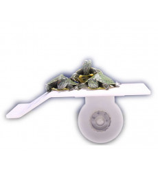 Грот Плотик Для Черепах На Присоске 14*8см Cm-S