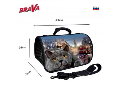 Сумка-Переноска Brava (Брава) Лондон Zd-3-142-322-2 43*25*24см 