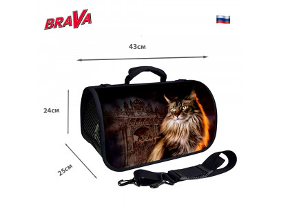 Сумка-Переноска Brava (Брава) Лорд Zd-3-146-322-2 43*25*24см
 