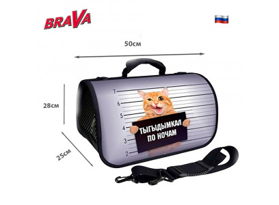 Сумка-Переноска Brava (Брава) Бандит Zd-3-117-322-3 50*25*28см 