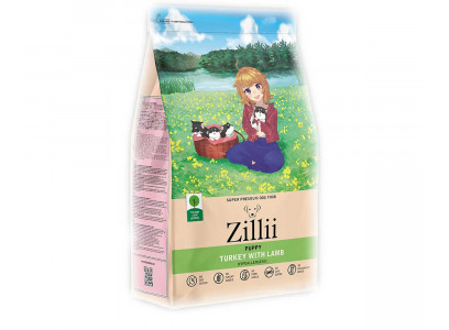 Сухой Корм Zillii (Зилли) Для Щенков Индейка и Ягненок Puppy 800г 5658000 (1*12) 