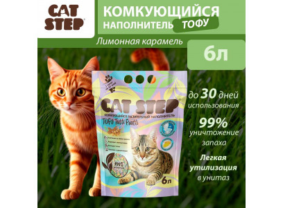 Наполнитель Для Кошачьего Туалета Cat Step (Кэт Степ) Tofu Tuffi Frutti Комкующийся Растительный 6л 20333013 