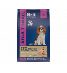 Сухой Корм Brit (Брит) Для Собак Мелких Пород Курица Premium Dog Adult Small 1кг 5049899