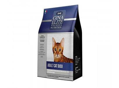 Сухой Корм Gina Elite (Джина Элит) Adult Cat Duck Для Кошек Утка 3кг 
