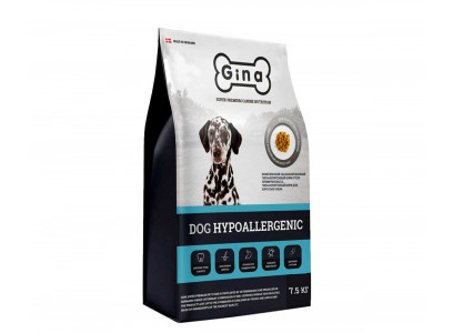 Сухой Корм Gina (Джина) Гипоаллергенный Для Собак Dog Hypoallergenic 7,5кг 