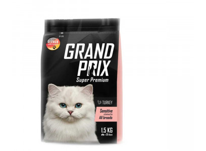 Сухой Корм Grand Prix (Гранд Прикс) Для Кошек Индейка Sensitive 1,5кг 1190 