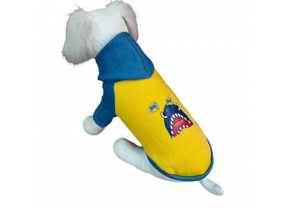 Толстовка Pet Fashion (Пет Фешн) Для Собак Акула Xl Желтая Голубая 