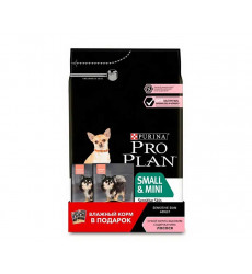 Сухой Корм Pro Plan (Проплан) Для Собак Мелких Пород с Чувствительной Кожей Лосось 3кг+2*85г 