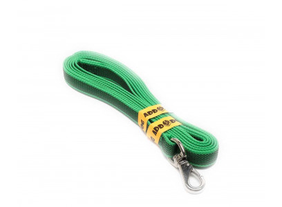 Поводок Add Dog (Эдд Дог) 20мм*3м Прорезиненный Усиленный Карабин Зеленый 91506
