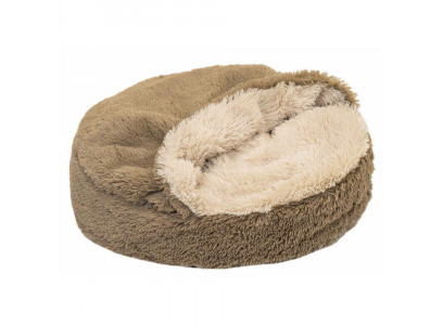 Лежак Zoom (Зум) Круглый Furry с Карманом 50*50*17см Rp9200 
