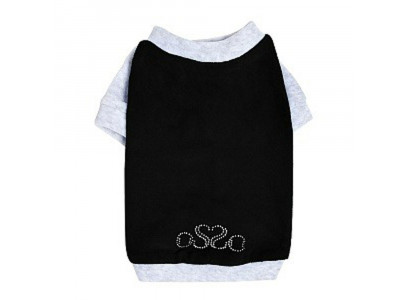 Толстовка Osso Fashion (ОСсо Фешн) Для Собак Мелких Пород Велюр Р 30 Черная Тв 1070 Снято