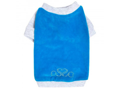 Толстовка Osso Fashion (Оссо Фешн) Для Cобак Велюр 35 Бирюза Тв 1062 В