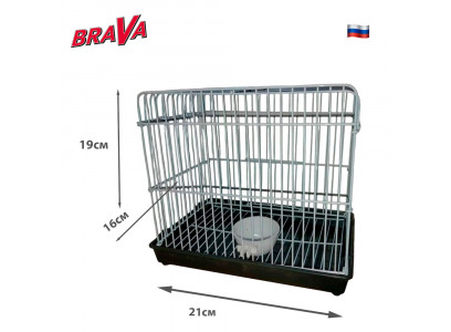 Клетка Brava (Брава) Для Джунгариков 21*16*19см (Дпа) 