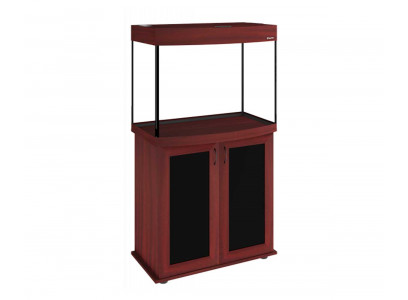 Аквариум Aqua Plus (Аква Плюс) 105л Махагон Фигурный Со Светильником 1*16вт А90021 710*360*560 