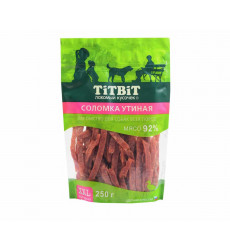 Лакомство TiTBiT (Титбит) Для Собак Соломка Утиная 250г Xxl 024287 Выгодная Упаковка