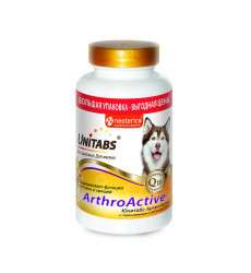 Витамины Unitabs (Юнитабс) Arthroactive Q10 Для Собак 200 Таблеток U2012