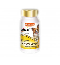Витамины Unitabs (Юнитабс) Breverscomplex Q10 Для Собак Мелких Пород 200 Таблеток U2032