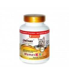 Витамины Unitabs (Юнитабс) Mama+Kitty B9 Для Кошек Котят 200 Таблеток U3042