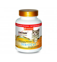 Витамины Unitabs (Юнитабс) Sterilcat Q10 Для Кошек 200 Таблеток U3022