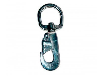 Карабин Никелированный с Пружиной 2,5см*10см Z-3142-25  