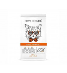 Сухой Корм Best Dinner (Бест Диннер) Для Кошек Утка и Клюква Cat Adult 1,5кг 75029