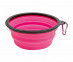 Миска Hello Pet (Хэллоу Пет) 22013 Силикон Складная 1000мл Розовая 