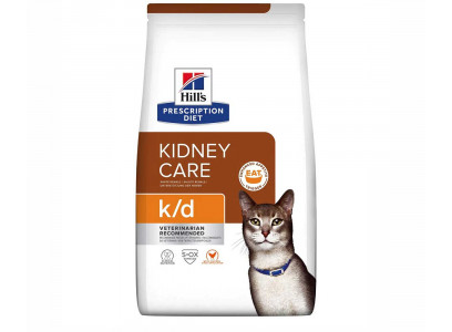 Сухой Корм HillS (Хиллс) Для Кошек При Заболевании Почек Курица Cat K/D Kidney 3кг 605986 