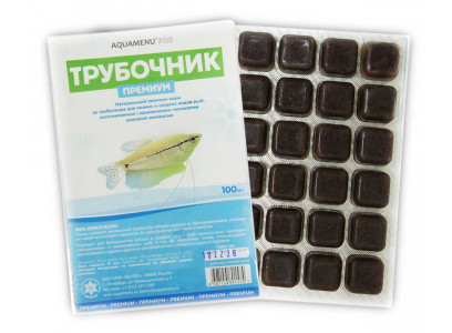 Корм Для Рыб Трубочник Premium Блистер Aquamenu (Аква меню) 100мл 