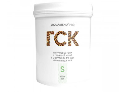 Корм Для Рыб Гск S Aquamenu (Аква Меню) Pro 600мл-220г 