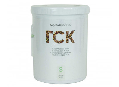 Корм Для Рыб Гск S Aquamenu (Аква Меню) Pro 1000мл-500г 