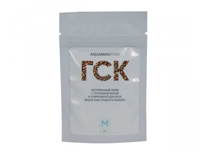 Корм Для Рыб Гск M Aquamenu (Аква Меню) Pro 15г 