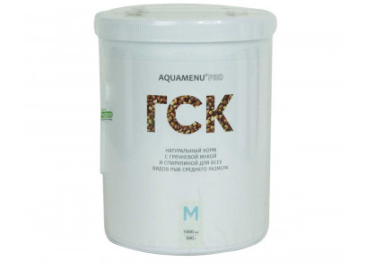 Корм Для Рыб Гск M Aquamenu (Аква Меню) Pro 1000мл-500г 