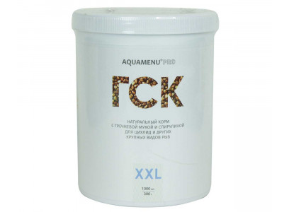 Корм Для Рыб Aquamenu (Аква Меню) Гск Xxl Pro 1000мл-300г 