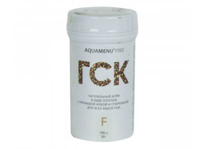 Корм Для РЫб Гск F Aquamenu (Аква Меню) Pro 100мл-20г 