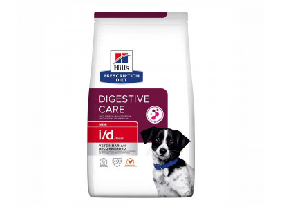 Сухой Корм HillS (Хиллс) Для Собак Мелких Пород При Расстройствах Жкт, Вызванных Стрессом Курица Dog Digestive Stress I/D 1кг 606379 