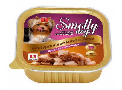Консервы Zoogurman (Зоогурман) Для Собак Мелких Пород Ягненок и Сердце Ламистер Smolly Dog 100г (1*15) 8726 