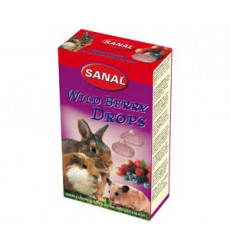 Витамины Для Грызунов Sanal (Санал) Wild Berry Drops Дропсы Лесные Ягоды 45г 740005