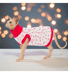 Водолазка Osso Fashion (Оссо Фешн) Для Кошек Утепленная Р Xl Сердечки Вк 1004