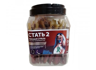 Лакомство Green Qzin (Грин Кьюзин) Стать-2 Сушеное Мясо Утки На Коже 750г 35564