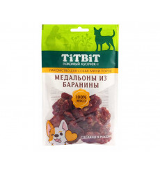 Лакомство TiTBiT (Титбит) Для Собак Мелких Пород Медальоны Из Баранины 100г 024645