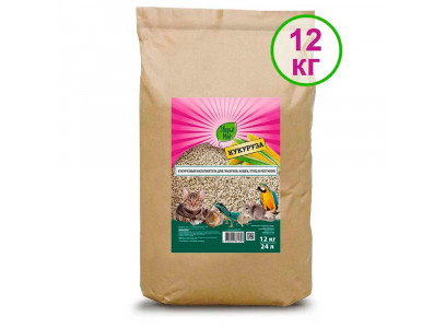 Наполнитель Зверье Мое 12кг Кукурузный 24л 