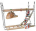 Лестница Trixie (Трикси) Для Хомяка Подвесная Двойная с Веревкой 27,5*10,5*16см Дерево 6273  