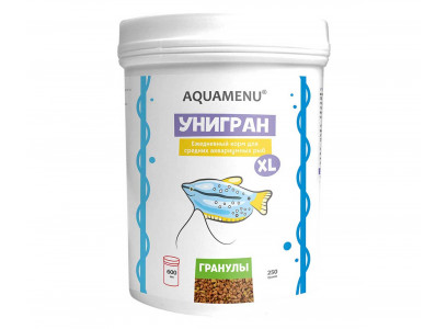 Корм Для РЫб Aquamenu (Аква Меню) Унигран Xl 600мл-250г 