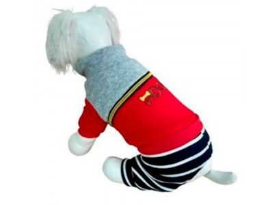 Комбинезон Pet Fashion (Пет Фешн) Для Собак Мелких Пород Wh006 S Трикотаж Подклад Мех Красный