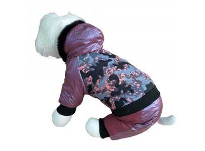 Комбинезон Pet Fashion (Пет Фешн_ Arctic Nice Lux S Мех Слива Перламутр Камуфляж