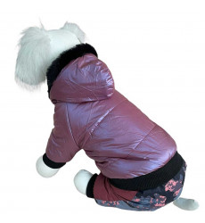 Комбинезон Pet Fashion (Пет Фешн) Arctic Nice Lux S Мех Слива Перламутр
