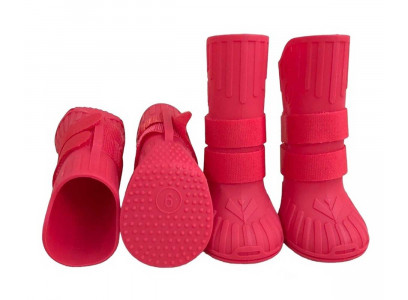 Сапожки Pet Fashion (Пет Фэшн) Для Собак Силикон 10 Красные