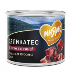 Консервы Мнямс Для Собак Террин По-Версальски Телятина и Ветчина Delicatesse 200г